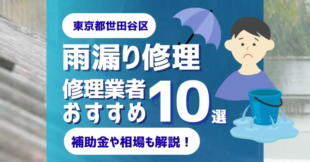 東京でおすすめの雨漏り修理業者10選費用相場選び方のポイントも徹底解説